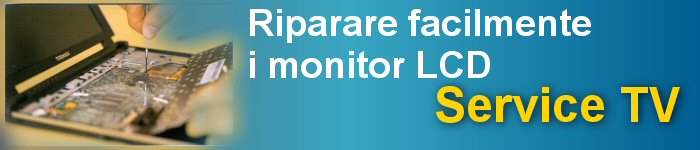 RIPARARE E RIPARAZIONE MINITOR LCD PER COMPUTER